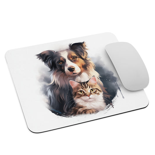 Whiskers & Woofs Desk Mat